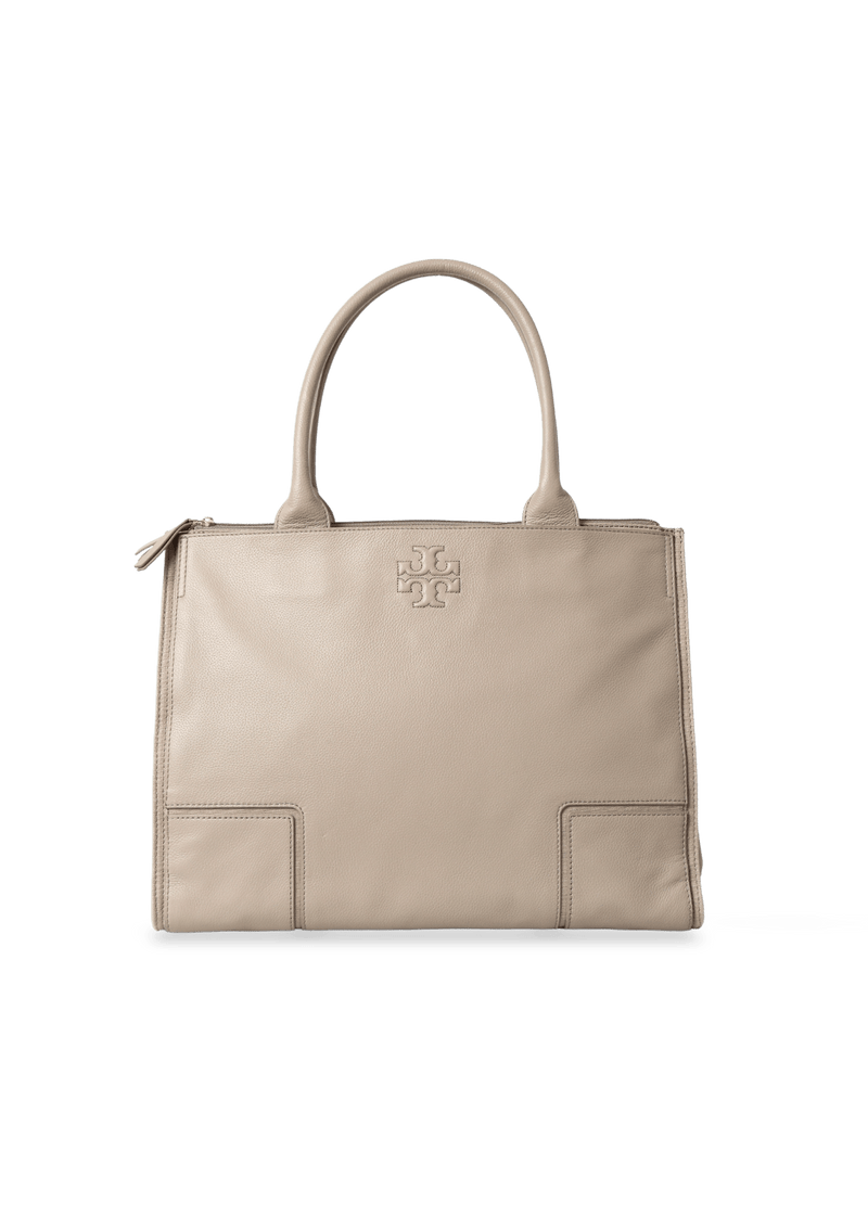 LOGO LEATHER TOTE