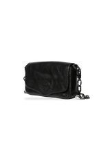 PATENT LEATHER LOGO BAG