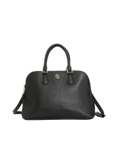 ROBINSON PEBBLED DOUBLE ZIP SATCHEL