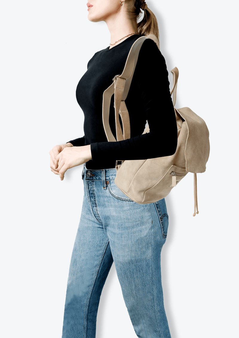 SUEDE BACKPACK