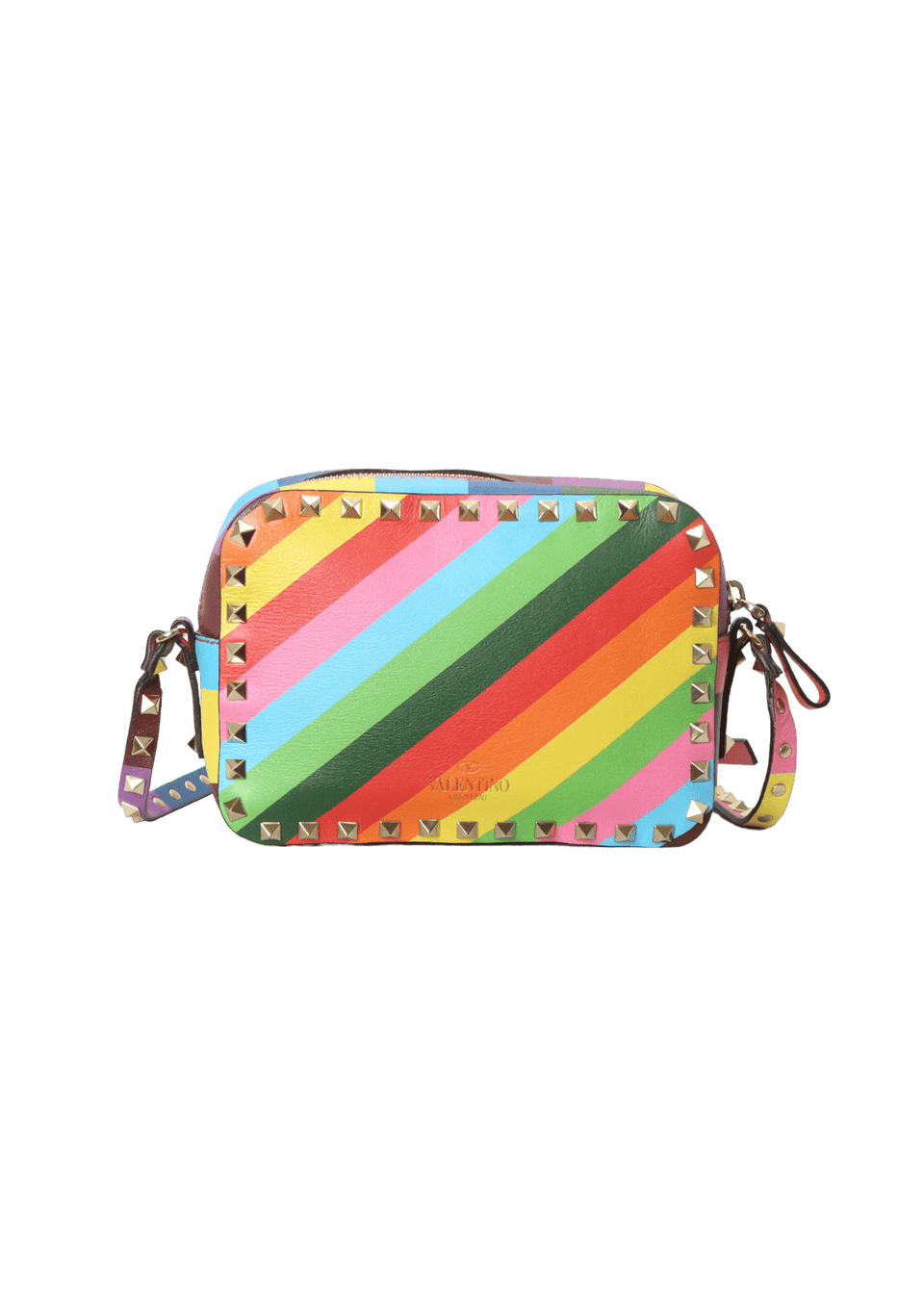 BOLSA VALENTINO 1973 ROCKSTUD CAMERA BAG COLORIDO ORIGINAL – Gringa