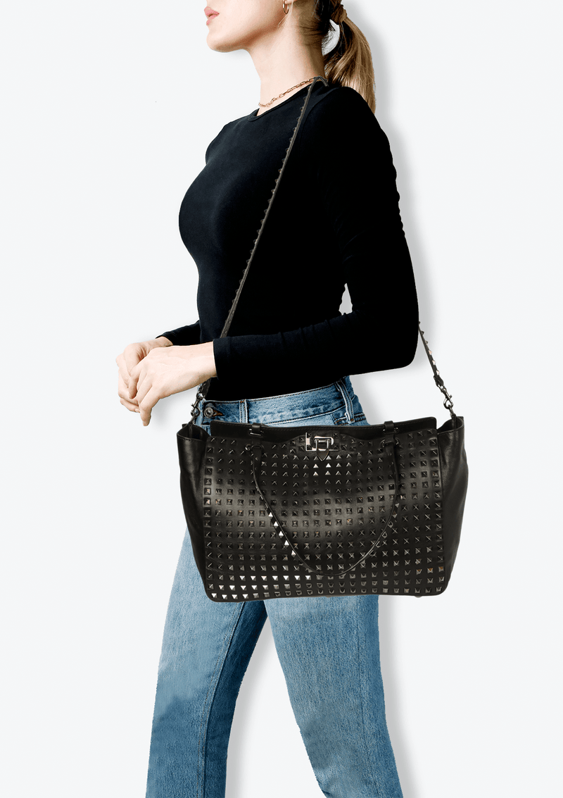 ALL OVER ROCKSTUD TOTE