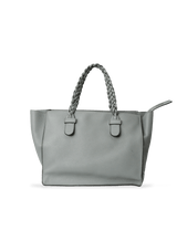 BRAIDED LEATHER TOTE