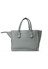 BRAIDED LEATHER TOTE