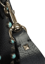 GUITAR ROLLING ROCKSTUD FLAP BAG