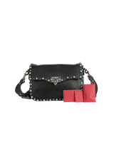 GUITAR ROLLING ROCKSTUD FLAP BAG