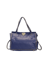 MEDIUM TRAPEZE ROCKSTUD TOTE