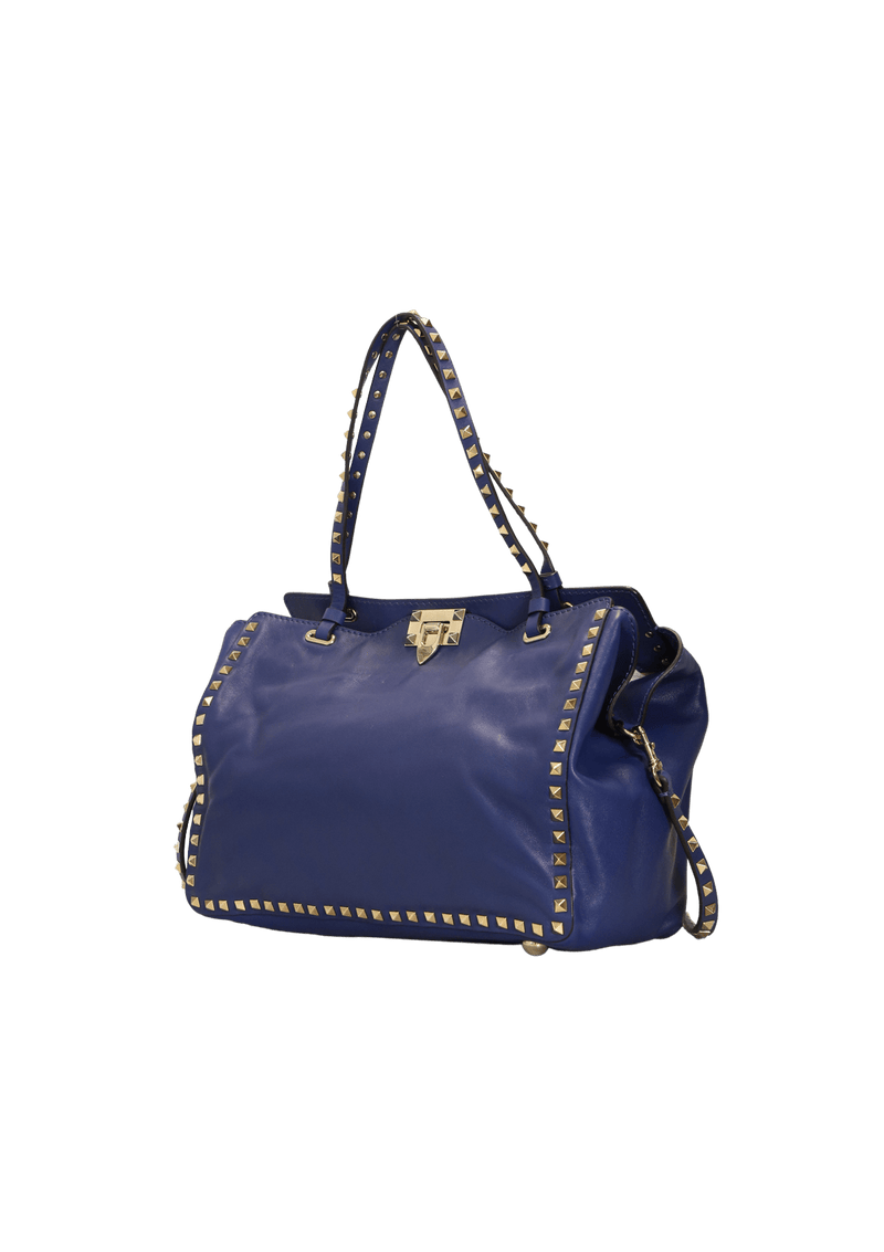 MEDIUM TRAPEZE ROCKSTUD TOTE