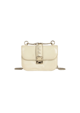 SMALL GLAM LOCK BAG PATENT LEATHER