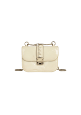 SMALL GLAM LOCK BAG PATENT LEATHER