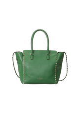 SMALL ROCKSTUD DOUBLE HANDLE TOTE