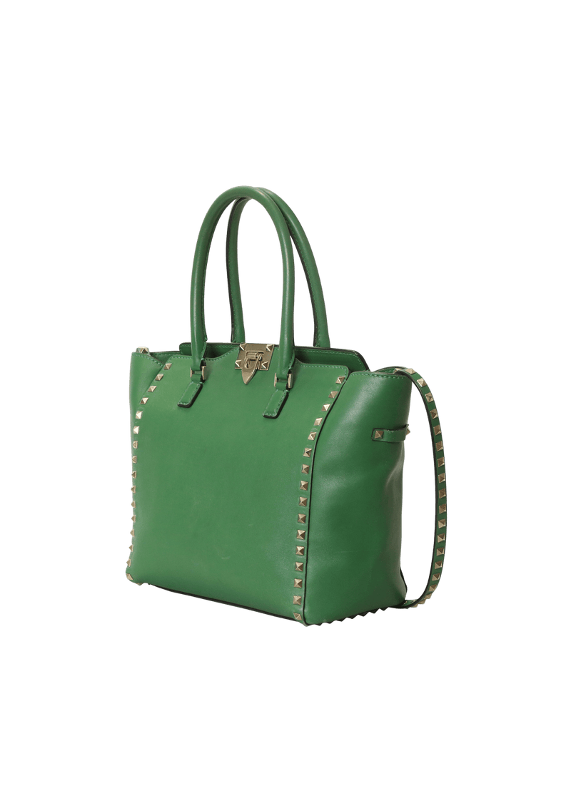 SMALL ROCKSTUD DOUBLE HANDLE TOTE