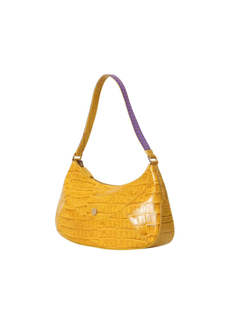 EMBOSSED LEATHER BAG