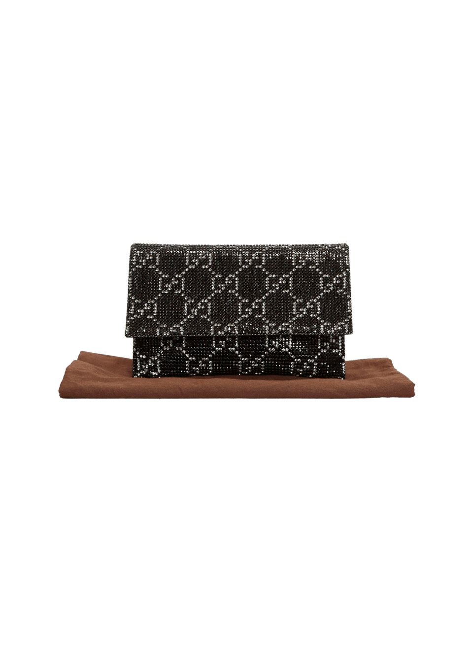 VINTAGE GG CRYSTAL CLUTCH