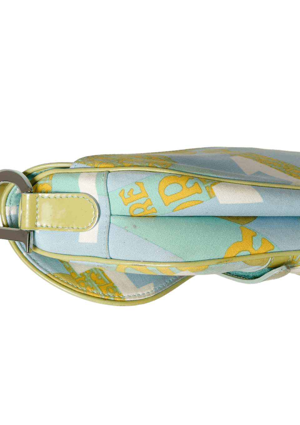 VINTAGE PRINTED SADDLE BAG