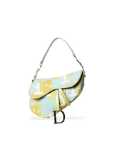 VINTAGE PRINTED SADDLE BAG