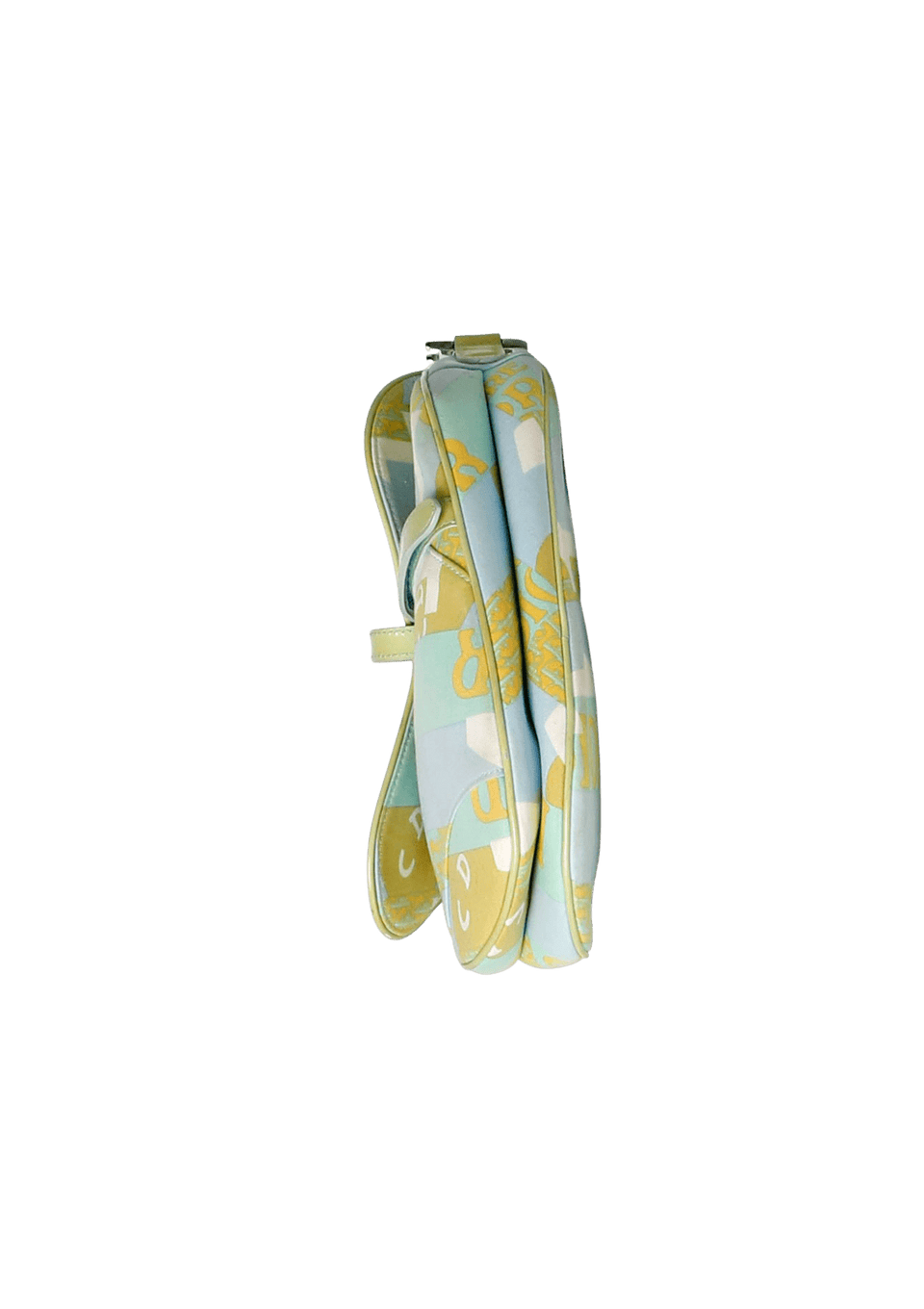 VINTAGE PRINTED SADDLE BAG