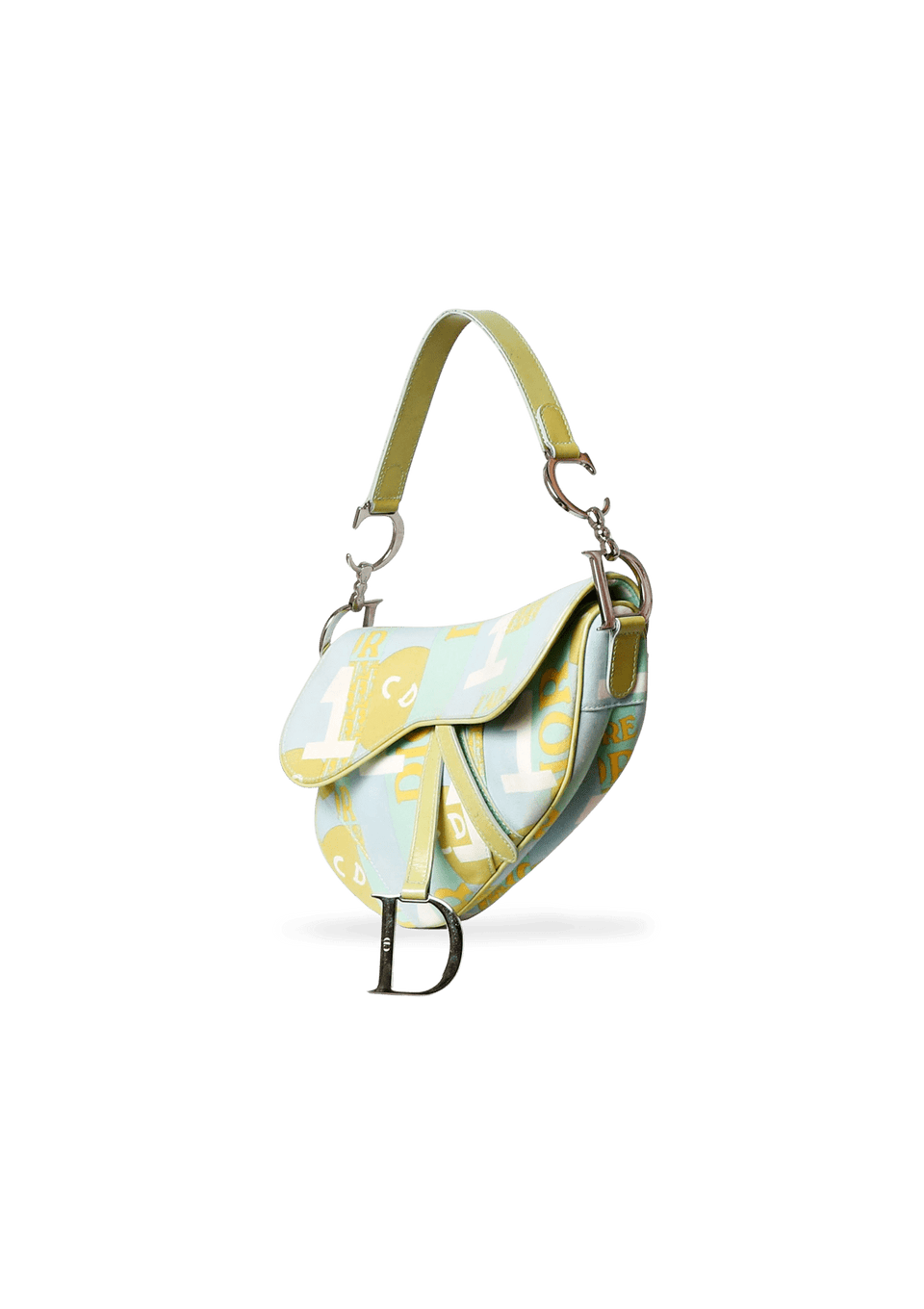 VINTAGE PRINTED SADDLE BAG