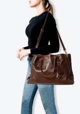 VITELLO DAINO ZIP SATCHEL 