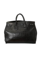 SAC DE JOUR LARGE CROCODILE EMBOSSED