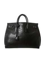 SAC DE JOUR LARGE CROCODILE EMBOSSED