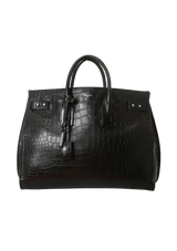 SAC DE JOUR LARGE CROCODILE EMBOSSED