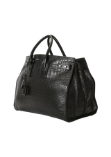 SAC DE JOUR LARGE CROCODILE EMBOSSED