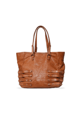 LEATHER STUDDED TOTE