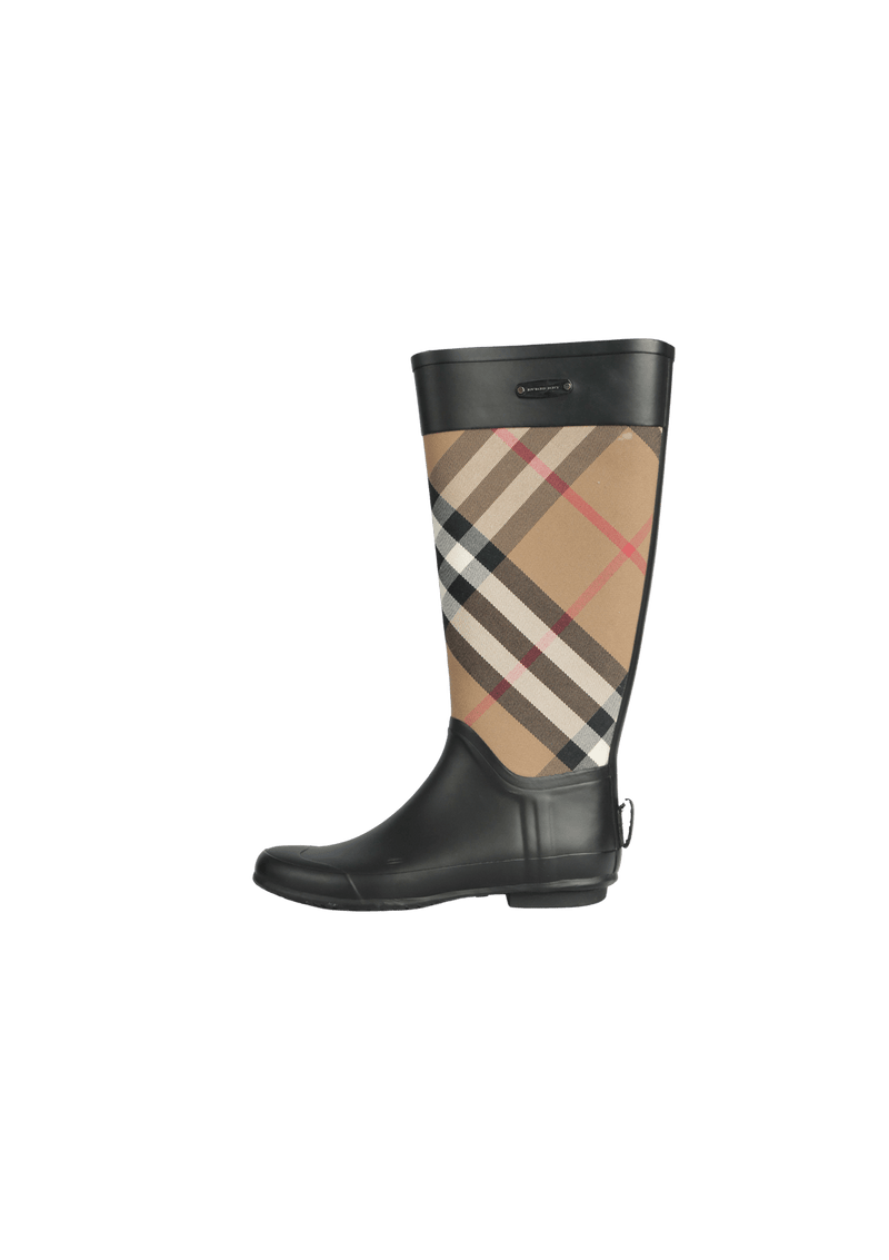 NOVA CHECK RUBBER BOOTS 36