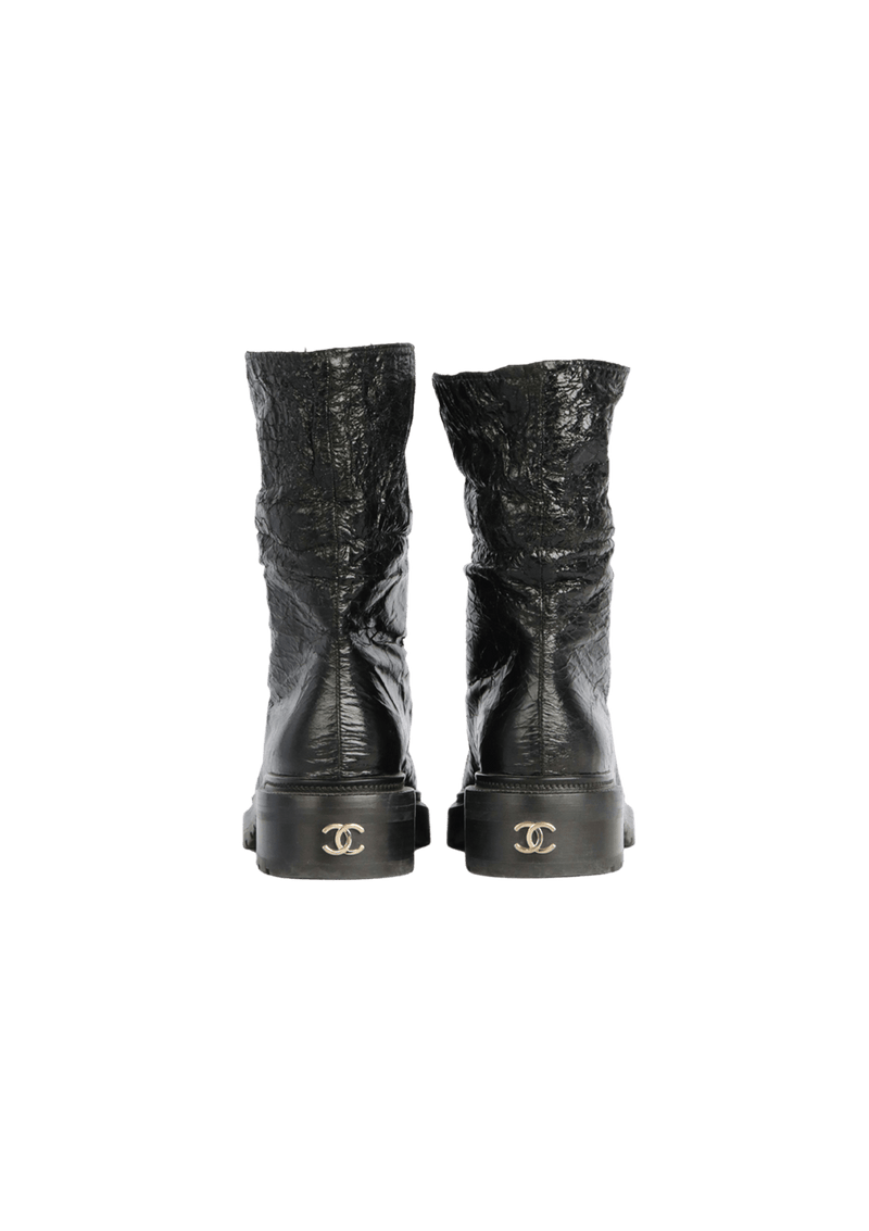 CC INTERLOCKING BOOTS 36