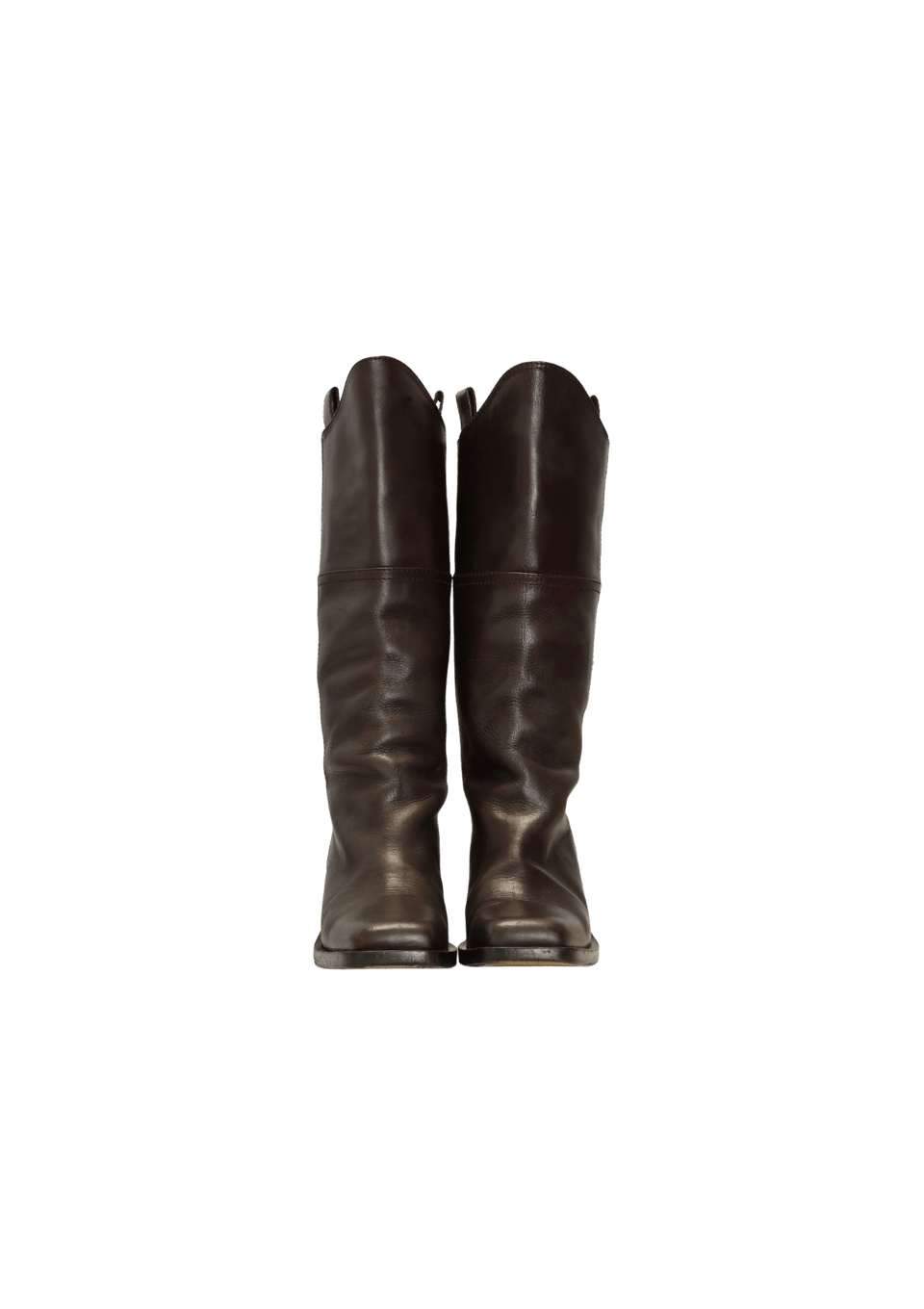 BOTA CHANEL CC PARIS-DALLAS RIDING BOOTS 38 MARROM ORIGINAL – Gringa