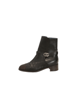 INTERLOCKING CC LOGO BOOTS 36.5
