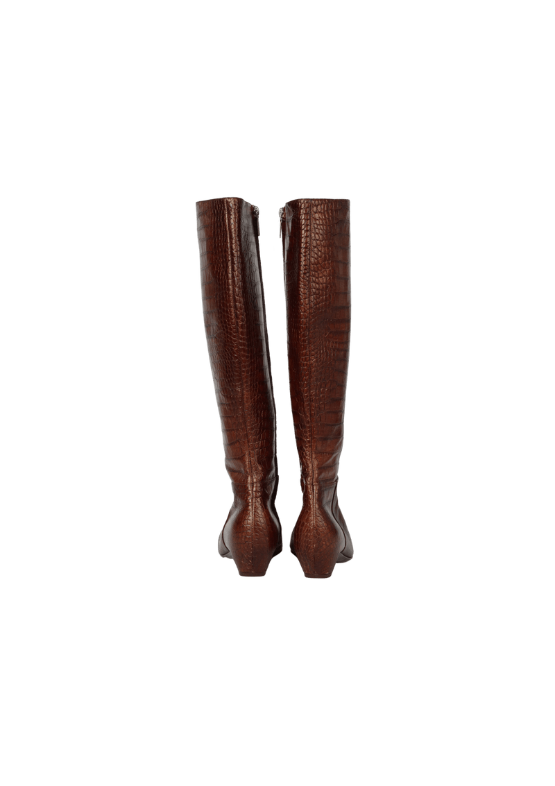 CROCODILE RIDING BOOTS  39