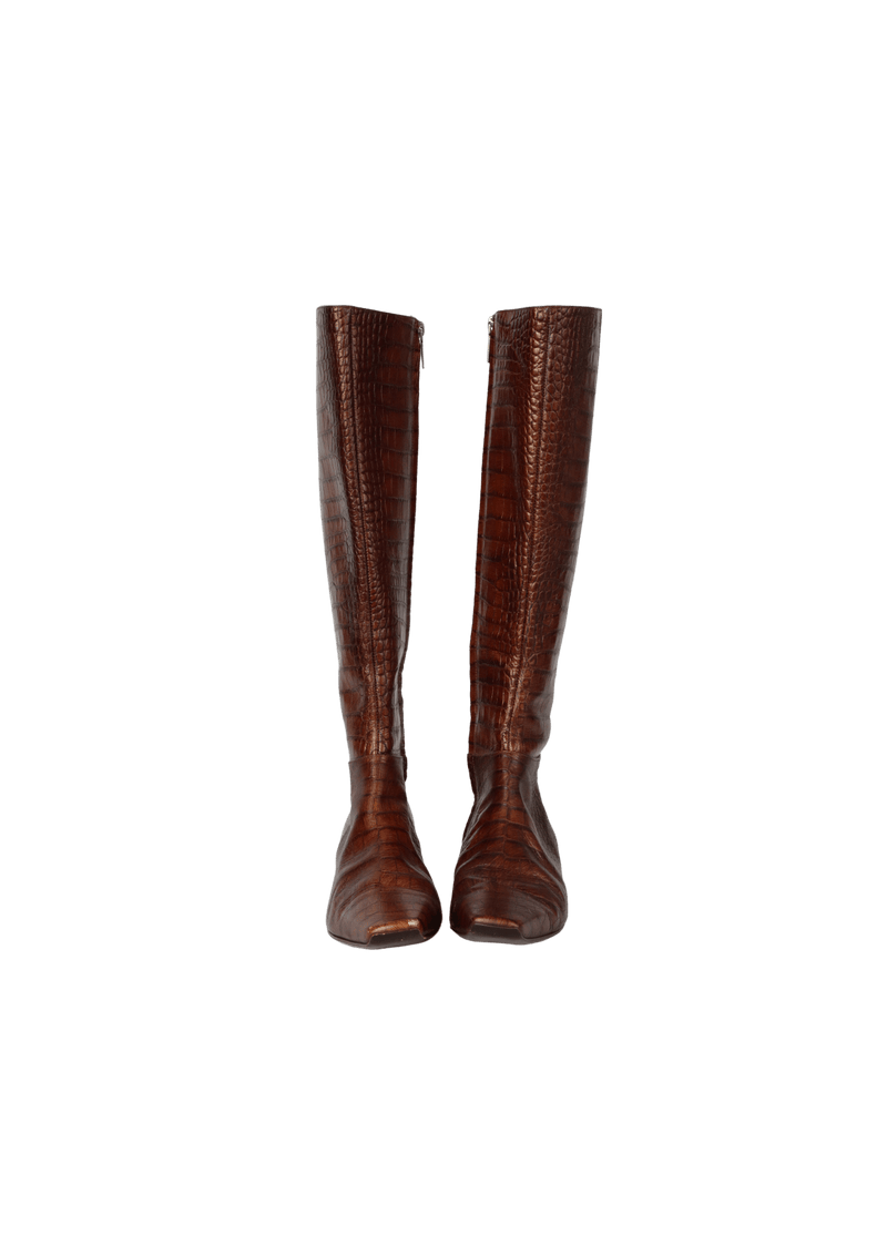 CROCODILE RIDING BOOTS  39