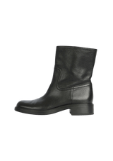 LEATHER BOOTS 38.5