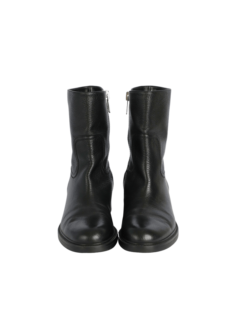 LEATHER BOOTS 38.5