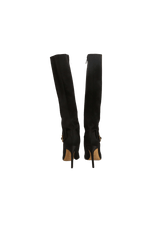 SATIN HIGH BOOTS 37.5