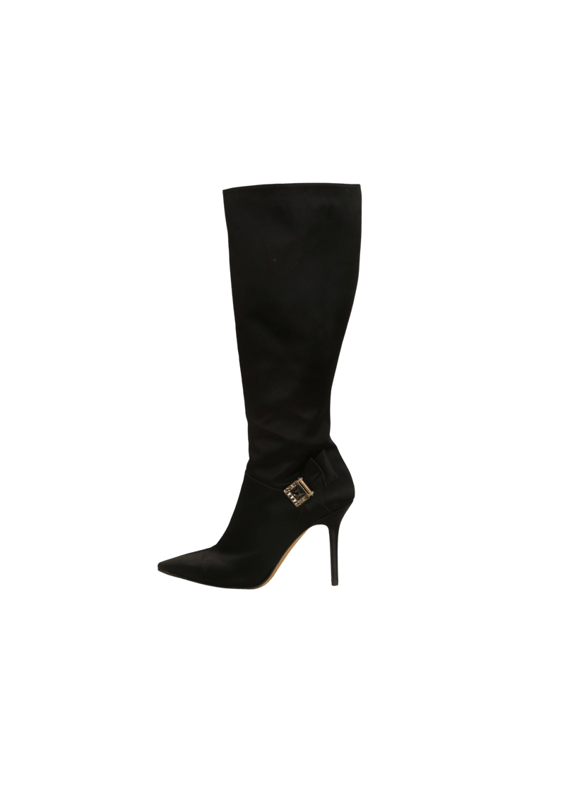 SATIN HIGH BOOTS 37.5