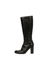 LEATHER BOOTS 37