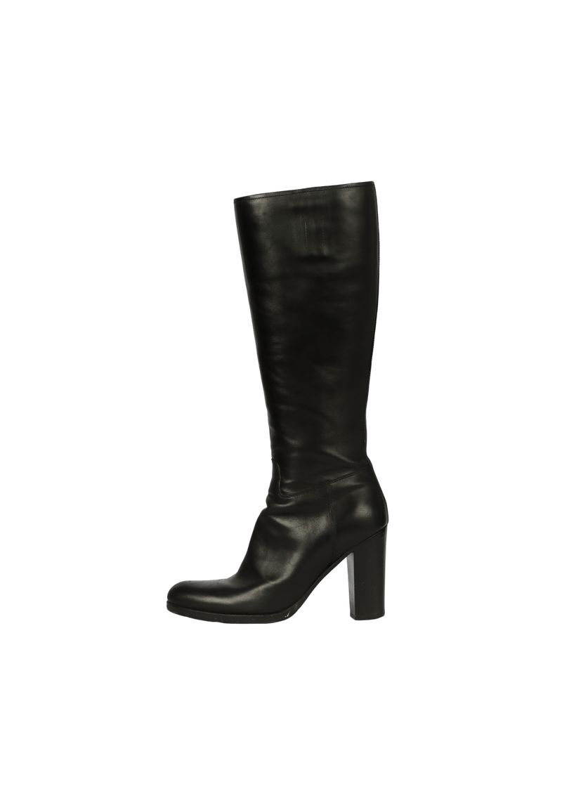 LEATHER BOOTS 37