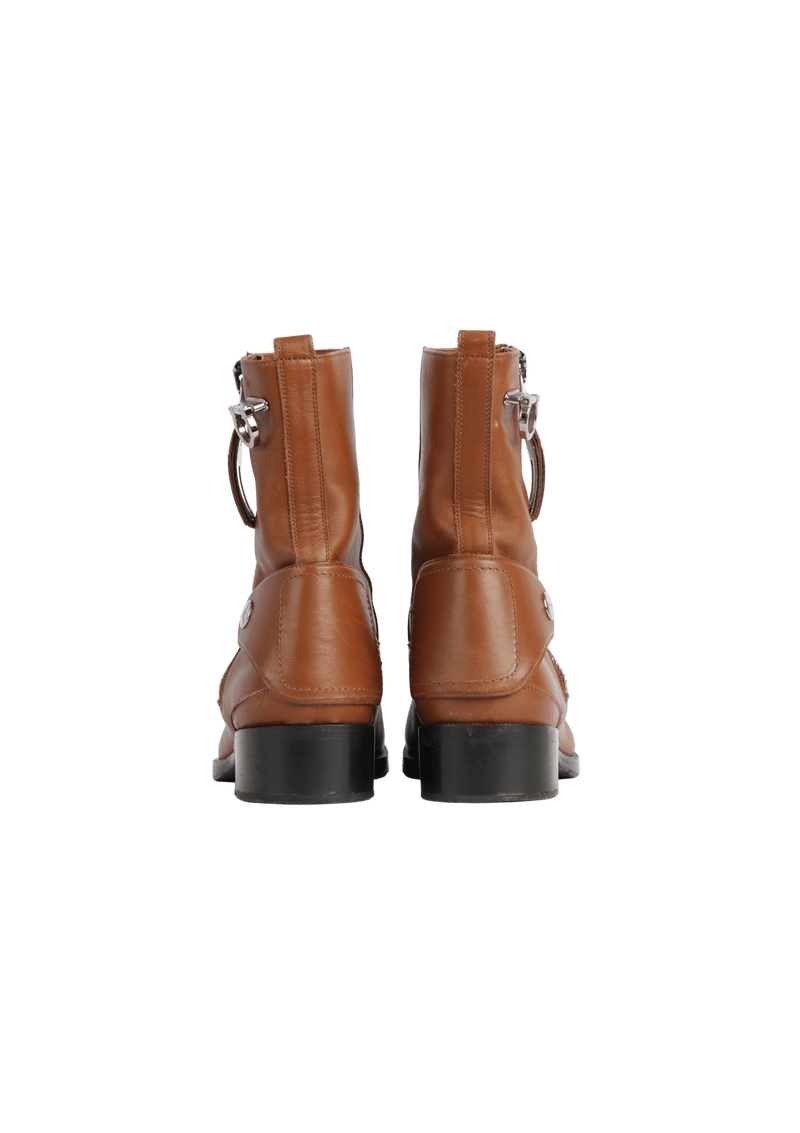 LEATHER BOOTS 38.5