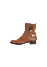 LEATHER BOOTS 38.5