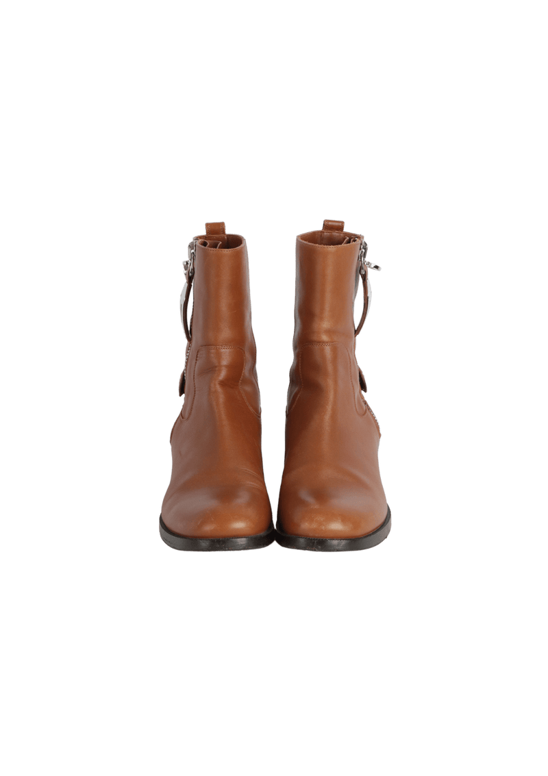 LEATHER BOOTS 38.5