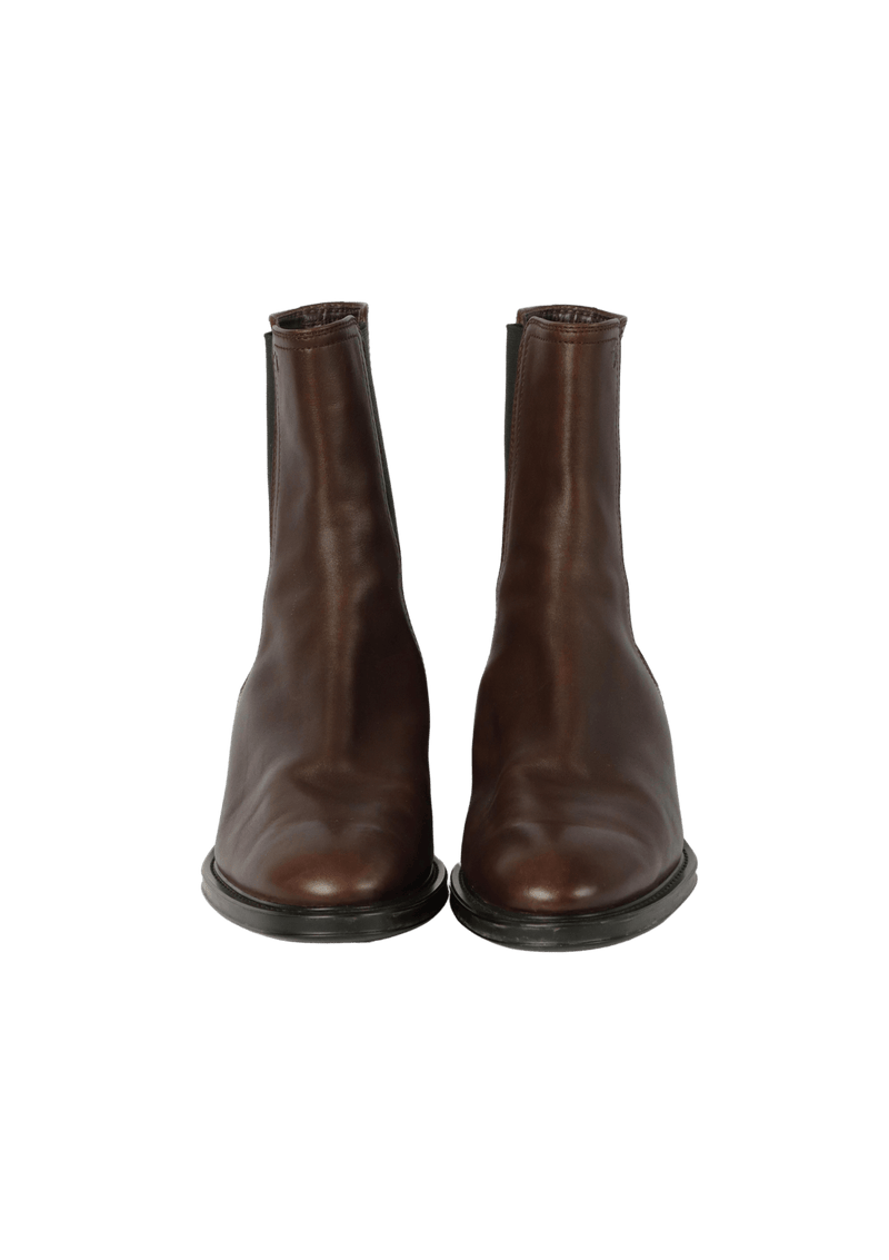 LEATHER BOOTS 37