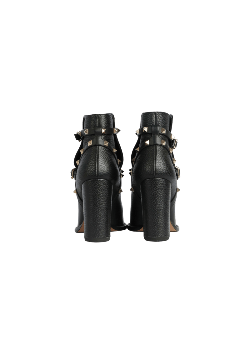 ROCKSTUD DOUBLE BUCKLE BOOTS 37.5