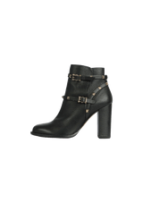 ROCKSTUD DOUBLE BUCKLE BOOTS 37.5