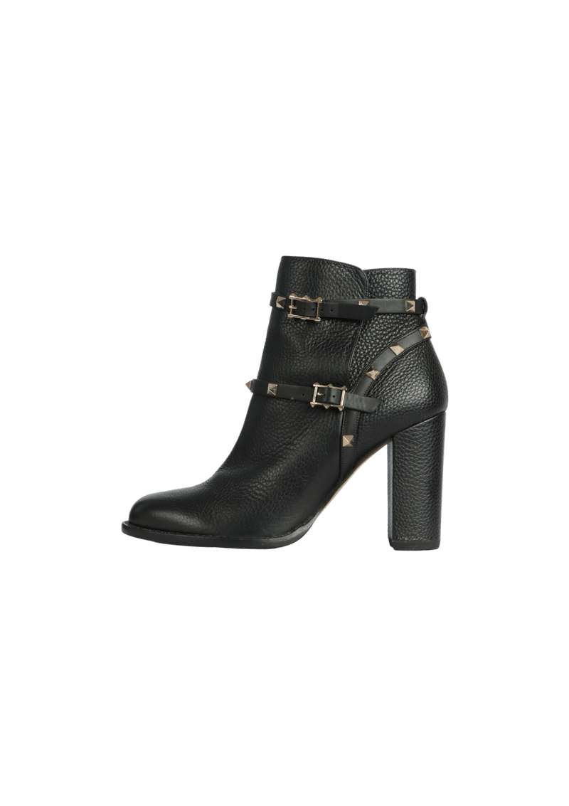 ROCKSTUD DOUBLE BUCKLE BOOTS 37.5