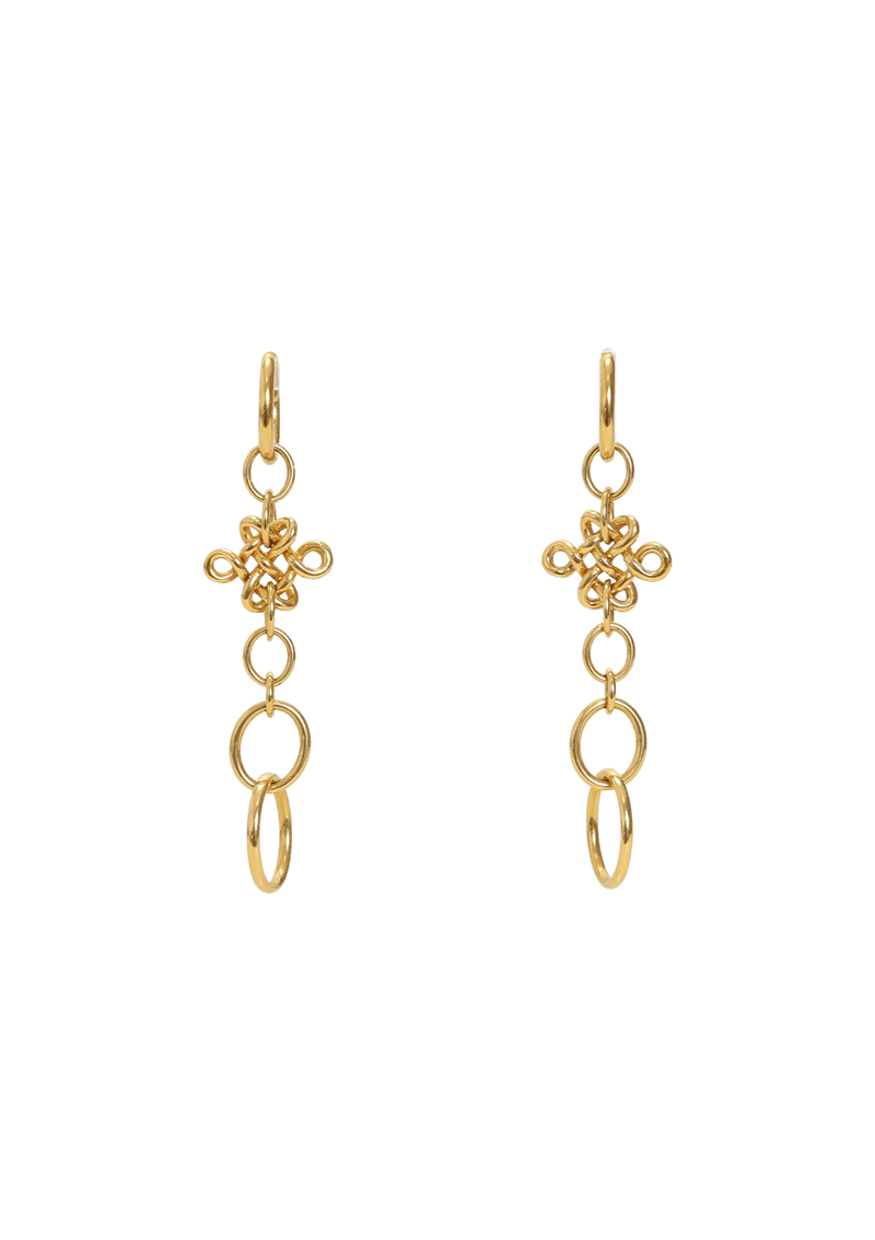 LOVE KNOT 18K EARRINGS