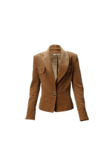 RIBBED BLAZER 38