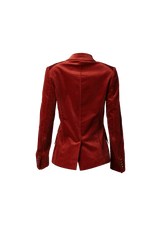 VELVET BLAZER 38